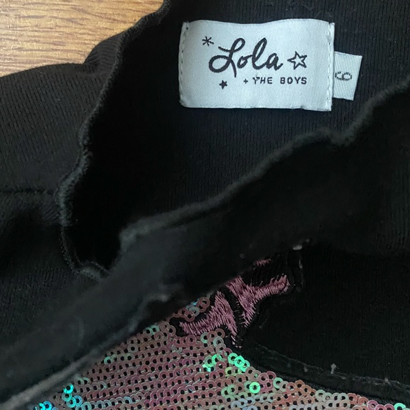 Lola + The Boys Unicorn Dress With Gold Stars - Picture 6 of 6